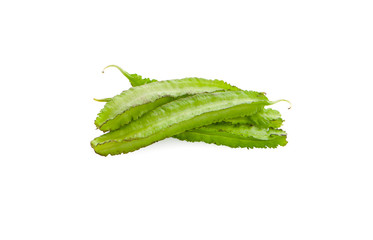 Winged Bean isolated on white background