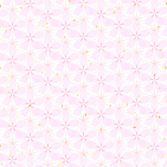 和紙風　桜　模様