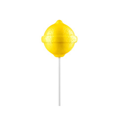 Lollipop lemon