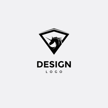 Vector logo design, icon unicron