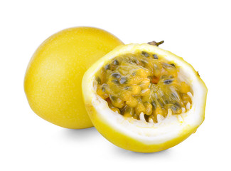 passion fruit isolated on white background