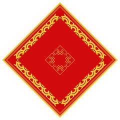 Chinese new year label