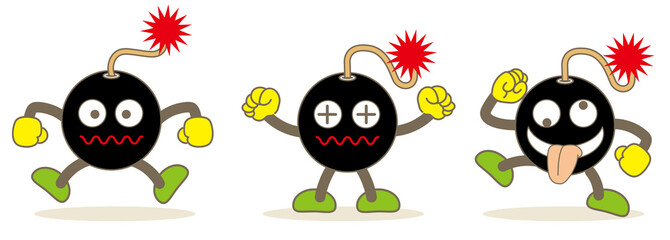 爆弾絵文字セット・驚き