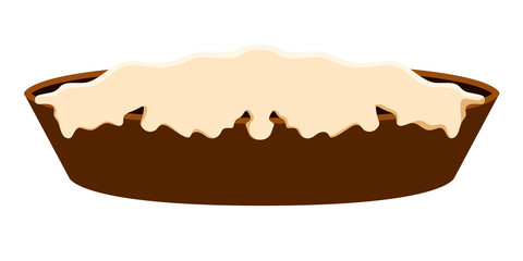 Isolated pie icon