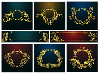 ラベルタイトル飾り罫手書き