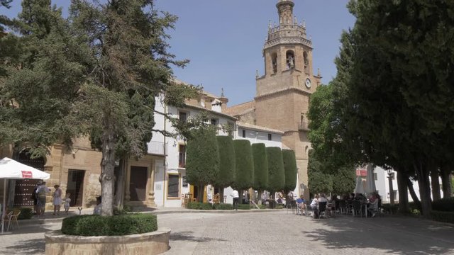 Parroquia Santa Maria la Mayor in Plaza Duquesa de Parcent, Ronda, Andalucia, Spain, Europe