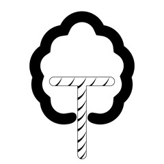 Isolated abstract tree icon