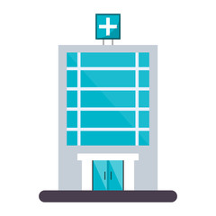 Hospital building symbol