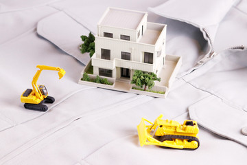 作業着 工事 イメージ 建築 建設 建設業 ビジネス 背景 素材