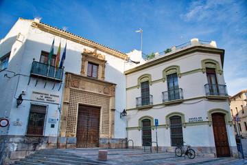 Cordoba, Spain-23 October, 2017: Cordoba streets on a sunny day in historic city center