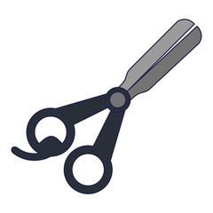 Scissors utensil isolated