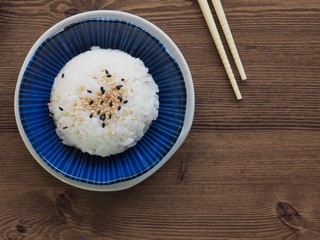 흰밥과 시금치와 단무지 