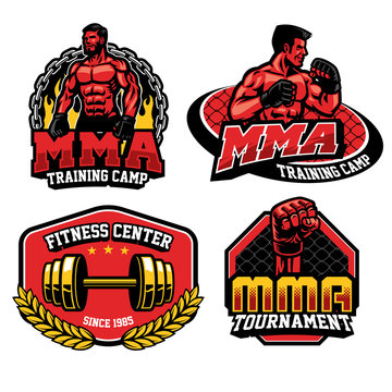 mma training design badge