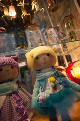 Souvenir shop dolls in Kotor, Montenegro