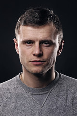 portrait of a young man in esquire style