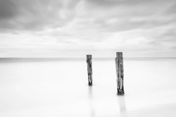 Zelfklevend Fotobehang Zwart wit Point Nepean, Victoria