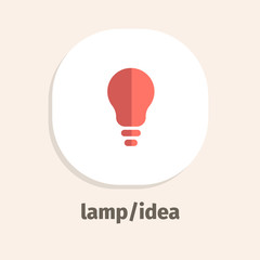 Flat vector icons for web and mobile applications