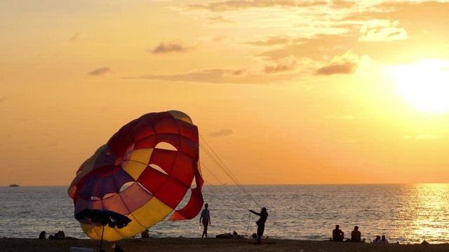 Beautiful Sunset over ocean