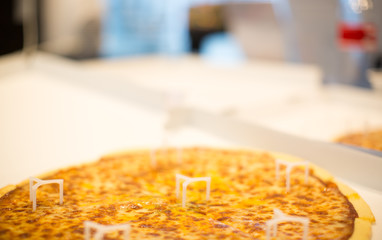 Pizza Party. Birthday with Fast Food for Celebration Event.