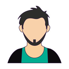avatar faceless male profile