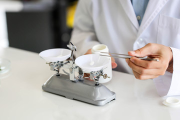 Set of Chemical tube development and pharmacy in laboratory,biochemistry and research technology concept.