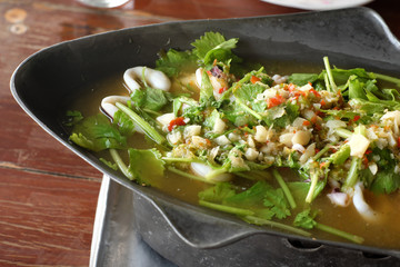 Boiled Thai Squid