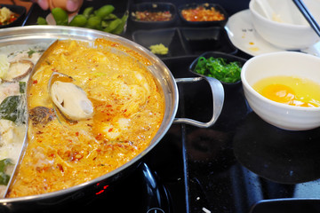 Asian hot pot