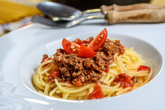 Italian  spaghetti bolognese
