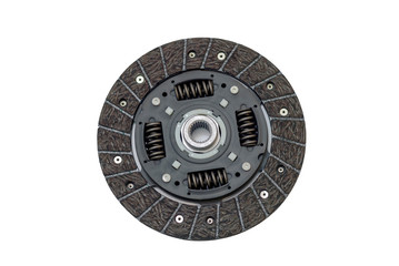 clutch disc combination lock isolated on white