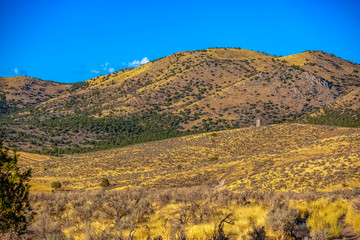 Bald Mountain with vivid sky background in Utah