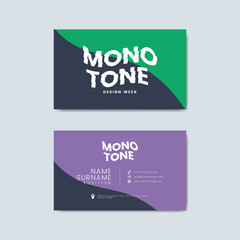 Obraz premium Corporate business card template
