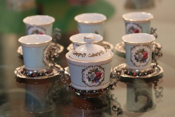 Vintage Tazzine da caffè  Limoges 1960s