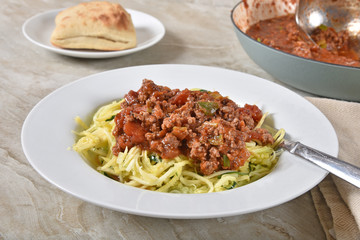 Healthy gluten-free spaghetti