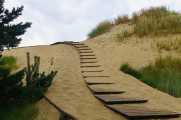 Weg in den Himmel an der Oststee