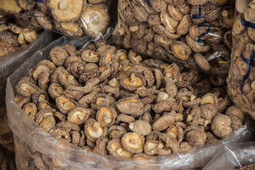  the dried shiitake mushrooms