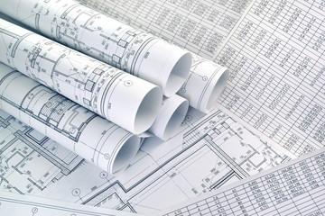 Photo drawings for the project engineering work 