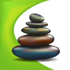 spa stones illustration