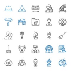 job icons set