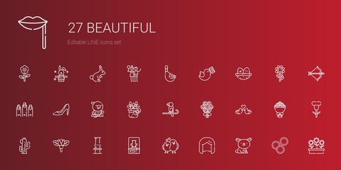 beautiful icons set