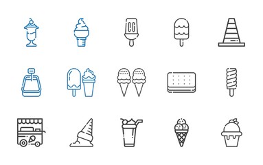 cone icons set