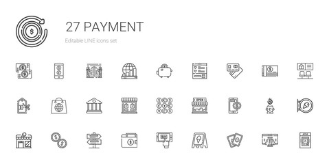 payment icons set