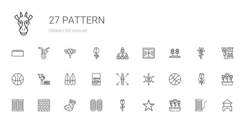 pattern icons set