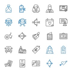 invitation icons set