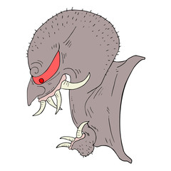 creative design of monster face