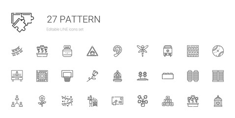 pattern icons set