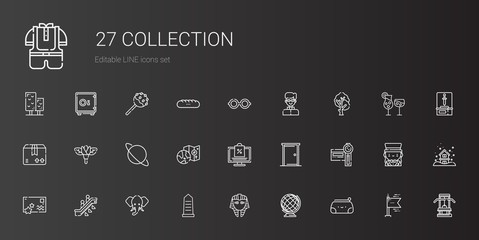 collection icons set