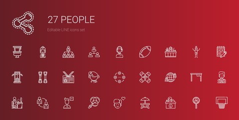 people icons set