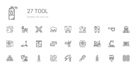 tool icons set