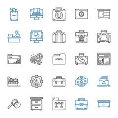 portfolio icons set