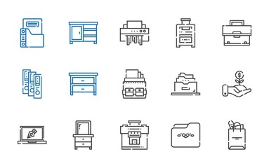 portfolio icons set